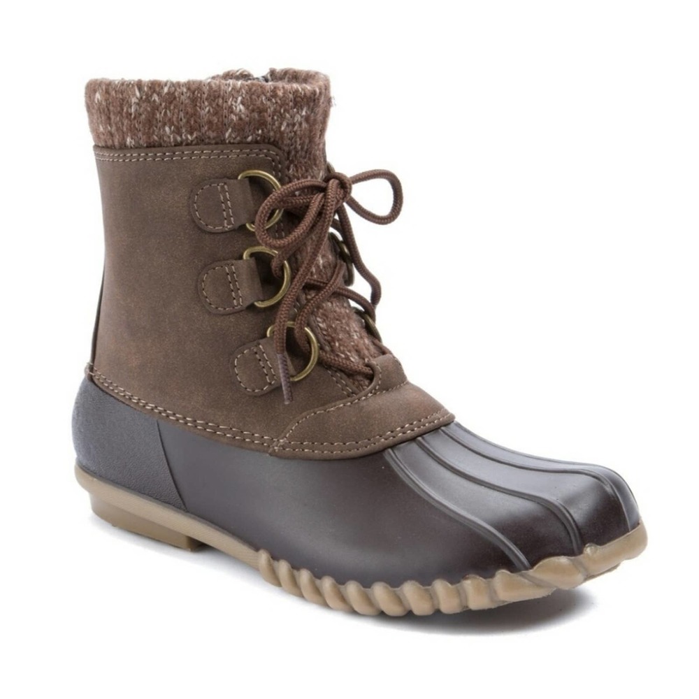 Baretraps Fabulous Duck Boot Dark Brown 6